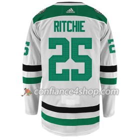 Adidas Maillot de Hockey Dallas Stars BRETT RITCHIE 25 Blanc Authentic - Homme